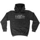 Caravan Home Is Where You Park It - Funny Novelty Hoodies Hoodie - 123t Australia | Funny T-Shirts Mugs Novelty Gifts