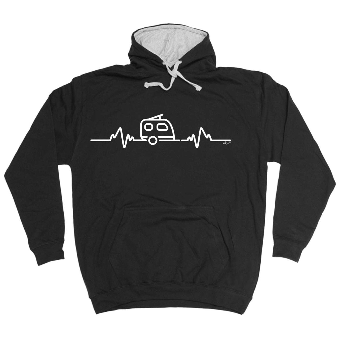 Caravan Pulse - Funny Novelty Hoodies Hoodie - 123t Australia | Funny T-Shirts Mugs Novelty Gifts