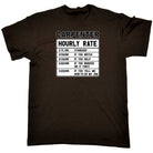Carpenter Hourly Rate - Mens Funny T-Shirt Tshirts - 123t Australia | Funny T-Shirts Mugs Novelty Gifts