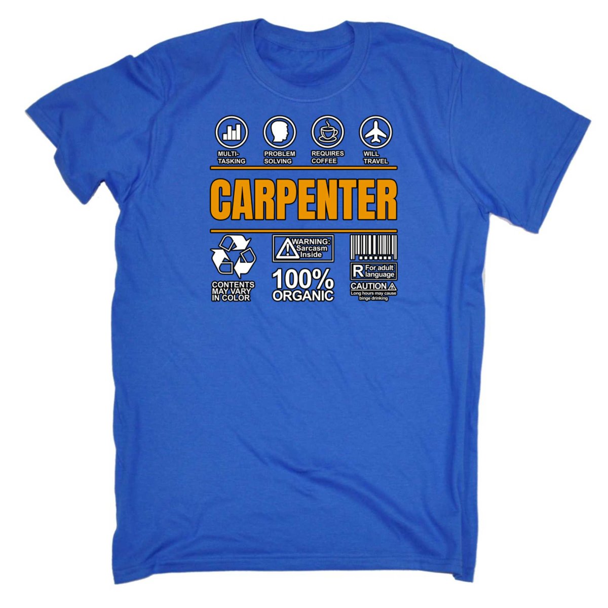 Carpenter Sarcastic Humour - Mens Funny T-Shirt Tshirts - 123t Australia | Funny T-Shirts Mugs Novelty Gifts