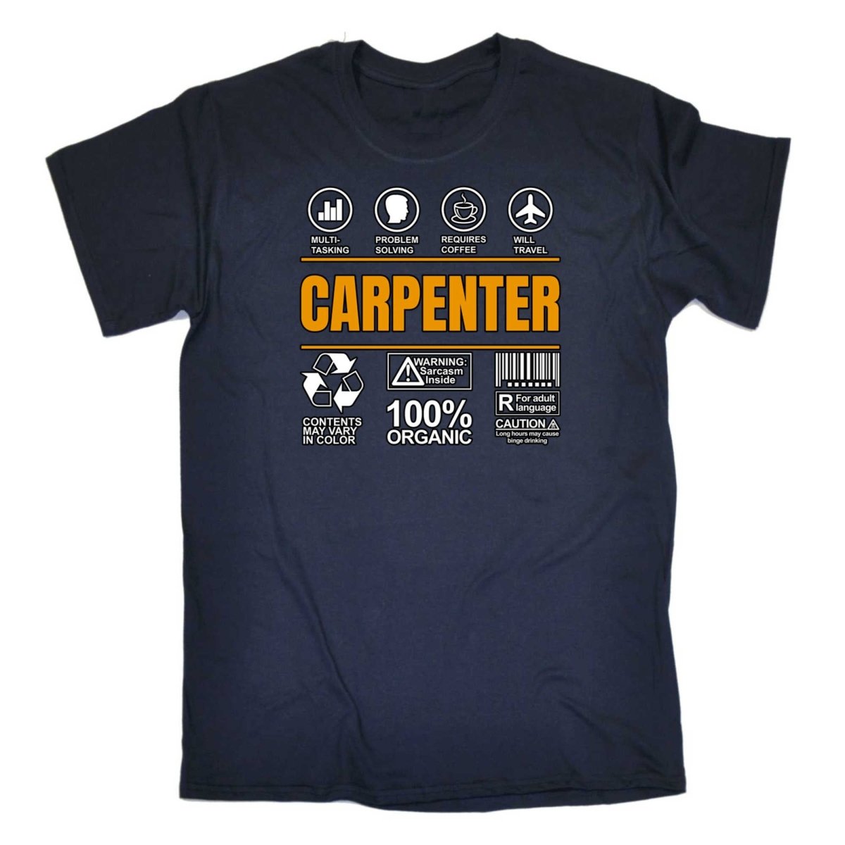 Carpenter Sarcastic Humour - Mens Funny T-Shirt Tshirts - 123t Australia | Funny T-Shirts Mugs Novelty Gifts