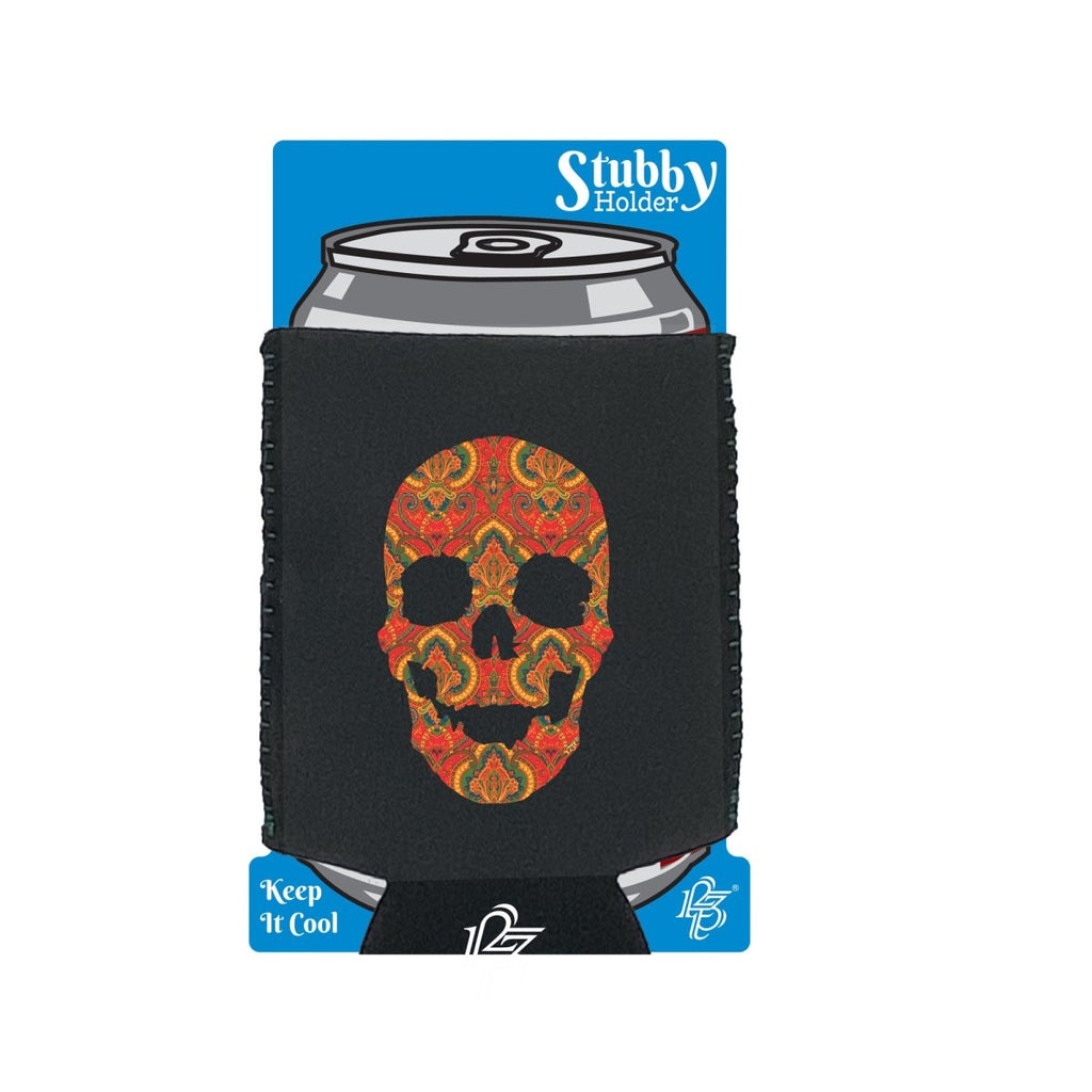 Carpet Skull - Funny Novelty Stubby Holder With Base - 123t Australia | Funny T-Shirts Mugs Novelty Gifts