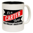 123t New It's A Carter Thing You Wouldn't Understand Funny Mug, 123t Mugs