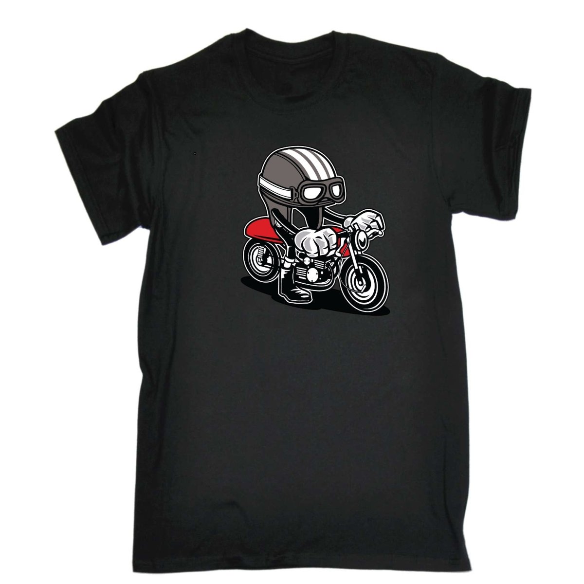 Cartoon Racer Motorbike Motorcycle - Mens Funny T-Shirt Tshirts Tee Shirt - 123t Australia | Funny T-Shirts Mugs Novelty Gifts