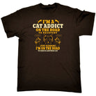 Cat Addict On The Road To Recovery Kitten Pussy Cats - Mens Funny T-Shirt Tshirts Tee Shirt - 123t Australia | Funny T-Shirts Mugs Novelty Gifts