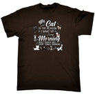 Cat Is The Readon I Wake Up In The Morning Kitten Pussy Cats - Mens Funny T-Shirt Tshirts Tee Shirt - 123t Australia | Funny T-Shirts Mugs Novelty Gifts