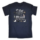 Cat Is The Readon I Wake Up In The Morning Kitten Pussy Cats - Mens Funny T-Shirt Tshirts Tee Shirt - 123t Australia | Funny T-Shirts Mugs Novelty Gifts