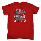 Cat Is The Readon I Wake Up In The Morning Kitten Pussy Cats - Mens Funny T-Shirt Tshirts Tee Shirt - 123t Australia | Funny T-Shirts Mugs Novelty Gifts