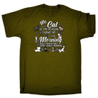 Cat Is The Readon I Wake Up In The Morning Kitten Pussy Cats - Mens Funny T-Shirt Tshirts Tee Shirt - 123t Australia | Funny T-Shirts Mugs Novelty Gifts