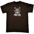 Cat Lives Matter Kitten Pussy Cats - Mens Funny T-Shirt Tshirts Tee Shirt - 123t Australia | Funny T-Shirts Mugs Novelty Gifts