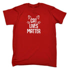 Cat Lives Matter Kitten Pussy Cats - Mens Funny T-Shirt Tshirts Tee Shirt - 123t Australia | Funny T-Shirts Mugs Novelty Gifts
