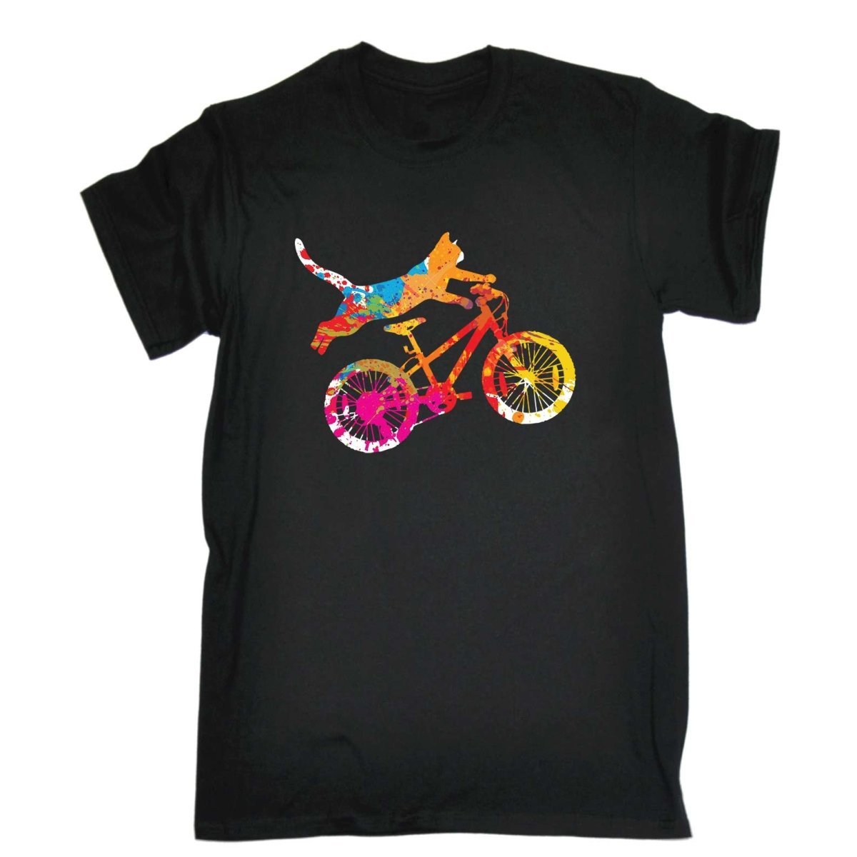 Cat Trick Cycling Bicycle Bike - Mens Funny T-Shirt Tshirts Tee Shirt - 123t Australia | Funny T-Shirts Mugs Novelty Gifts