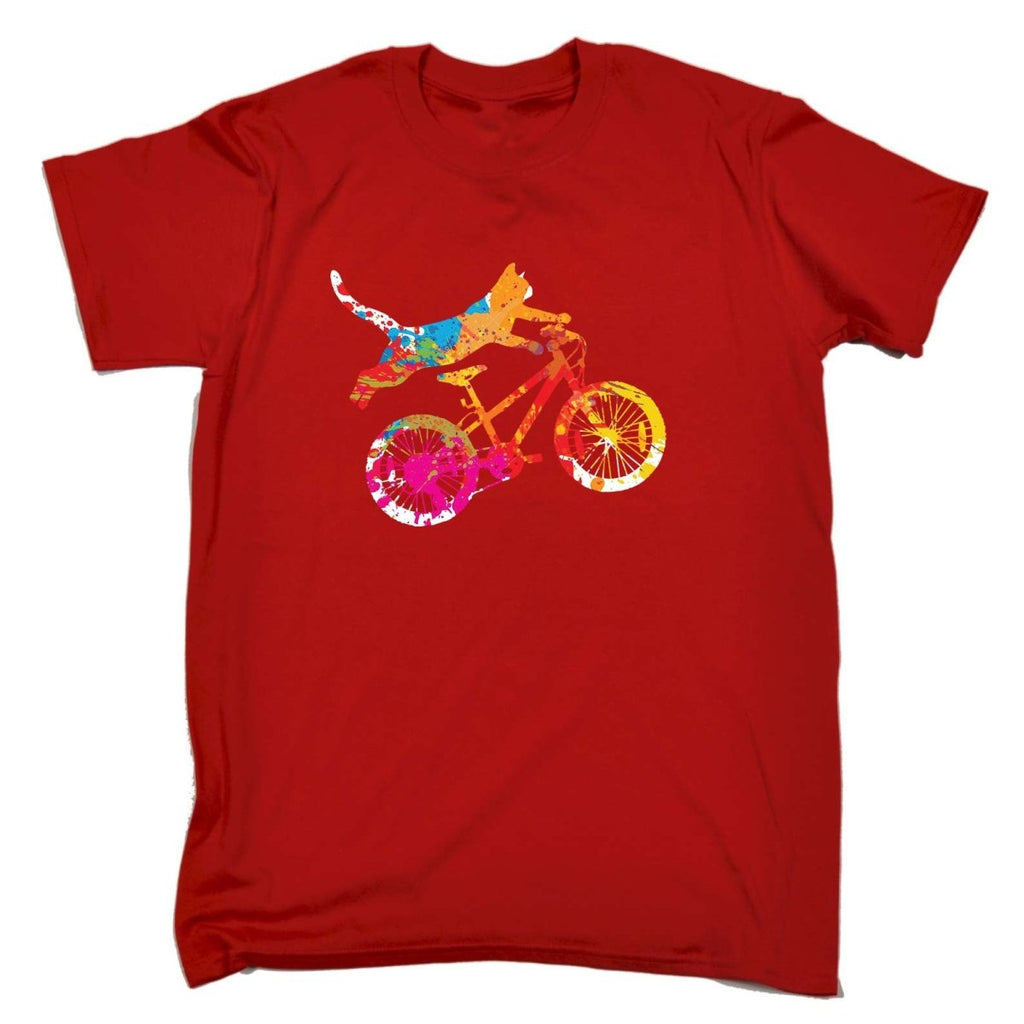 Cat Trick Cycling Bicycle Bike - Mens Funny T-Shirt Tshirts Tee Shirt - 123t Australia | Funny T-Shirts Mugs Novelty Gifts