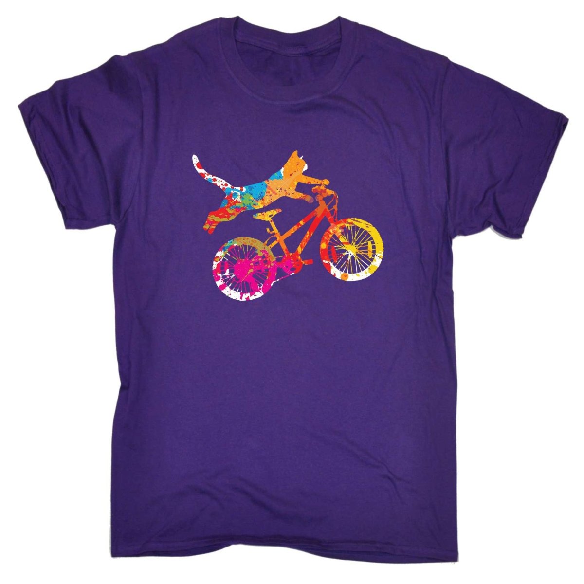 Cat Trick Cycling Bicycle Bike - Mens Funny T-Shirt Tshirts Tee Shirt - 123t Australia | Funny T-Shirts Mugs Novelty Gifts