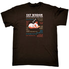 Cat Wisdom Cats Pussy Kitten - Mens Funny T-Shirt Tshirts Tee Shirt - 123t Australia | Funny T-Shirts Mugs Novelty Gifts