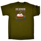 Cat Wisdom Cats Pussy Kitten - Mens Funny T-Shirt Tshirts Tee Shirt - 123t Australia | Funny T-Shirts Mugs Novelty Gifts