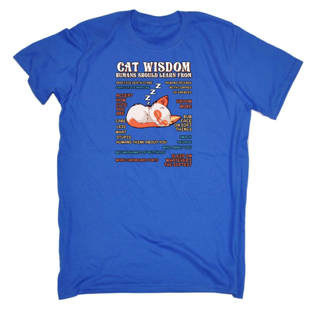 Cat Wisdom Cats Pussy Kitten - Mens Funny T-Shirt Tshirts Tee Shirt - 123t Australia | Funny T-Shirts Mugs Novelty Gifts