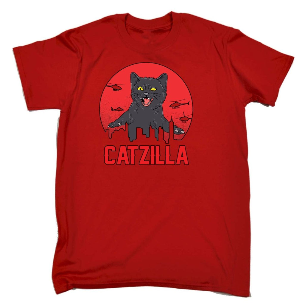 Catzilla Kitten Pussy Cat Cats - Mens Funny T-Shirt Tshirts Tee Shirt - 123t Australia | Funny T-Shirts Mugs Novelty Gifts