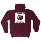 Caution Eargasm In Progress - Funny Novelty Hoodies Hoodie - 123t Australia | Funny T-Shirts Mugs Novelty Gifts
