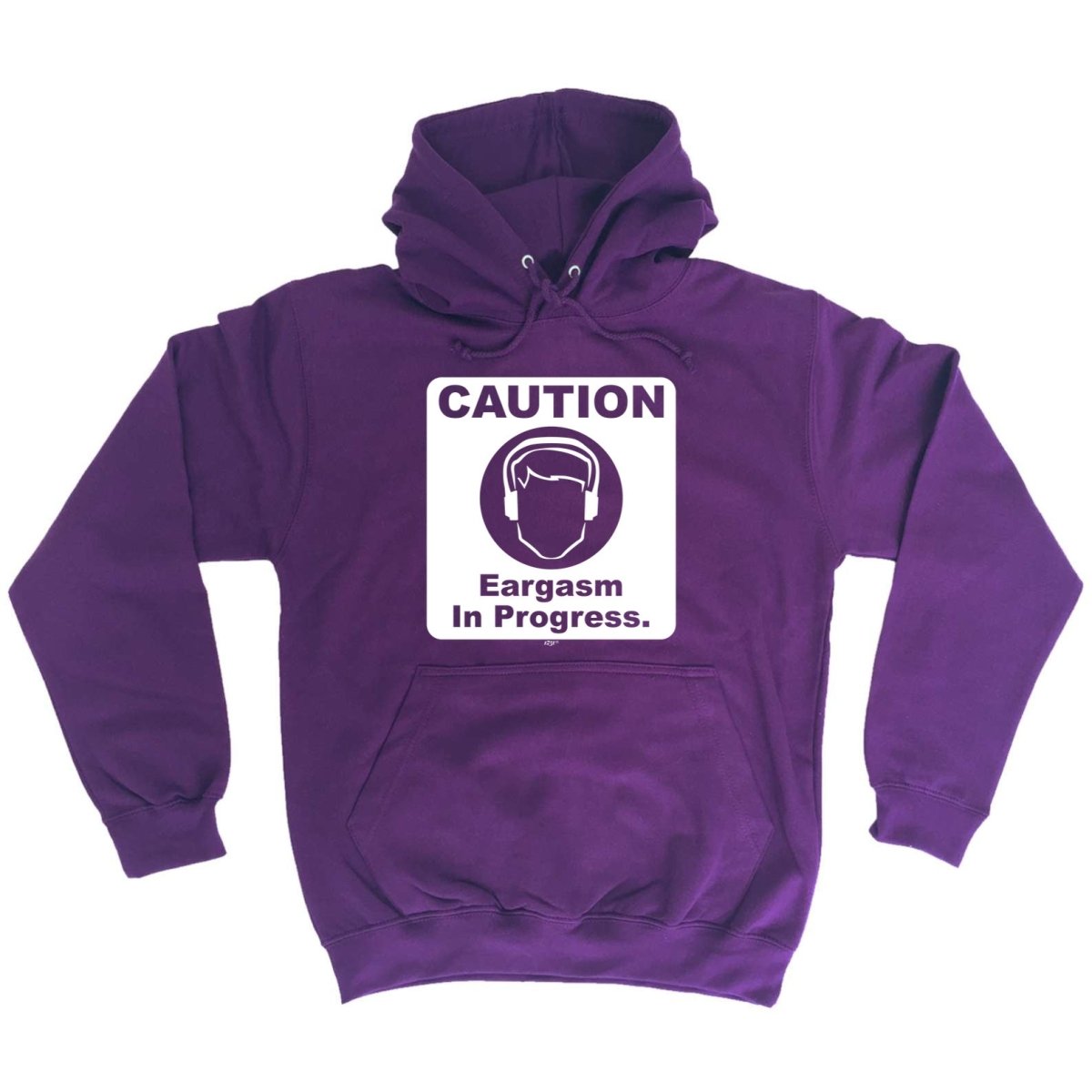 Caution Eargasm In Progress - Funny Novelty Hoodies Hoodie - 123t Australia | Funny T-Shirts Mugs Novelty Gifts