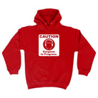 Caution Eargasm In Progress - Funny Novelty Hoodies Hoodie - 123t Australia | Funny T-Shirts Mugs Novelty Gifts