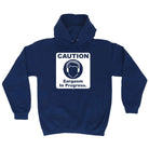 Caution Eargasm In Progress - Funny Novelty Hoodies Hoodie - 123t Australia | Funny T-Shirts Mugs Novelty Gifts