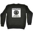 Caution Eargasm In Progress - Funny Novelty Sweatshirt - 123t Australia | Funny T-Shirts Mugs Novelty Gifts
