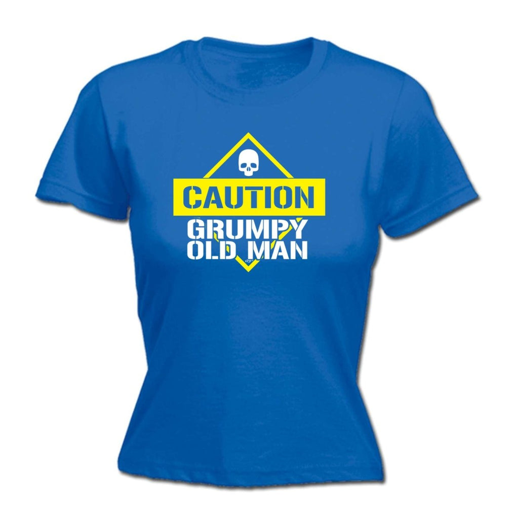 Caution Grumpy Old Man - Funny Novelty Womens T-Shirt T Shirt Tshirt - 123t Australia | Funny T-Shirts Mugs Novelty Gifts
