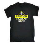 Caution I Have No Filter - Mens Funny T-Shirt Tshirts - 123t Australia | Funny T-Shirts Mugs Novelty Gifts