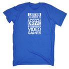 Caution I Learned To Drive Through Video Games Gamer - Mens Funny T-Shirt Tshirts - 123t Australia | Funny T-Shirts Mugs Novelty Gifts