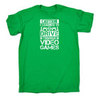 Caution I Learned To Drive Through Video Games Gamer - Mens Funny T-Shirt Tshirts - 123t Australia | Funny T-Shirts Mugs Novelty Gifts