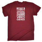 Caution I Learned To Drive Through Video Games Gamer - Mens Funny T-Shirt Tshirts - 123t Australia | Funny T-Shirts Mugs Novelty Gifts