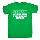 Caution Loose Nut Between Driver Seat - Mens Funny T-Shirt Tshirts - 123t Australia | Funny T-Shirts Mugs Novelty Gifts