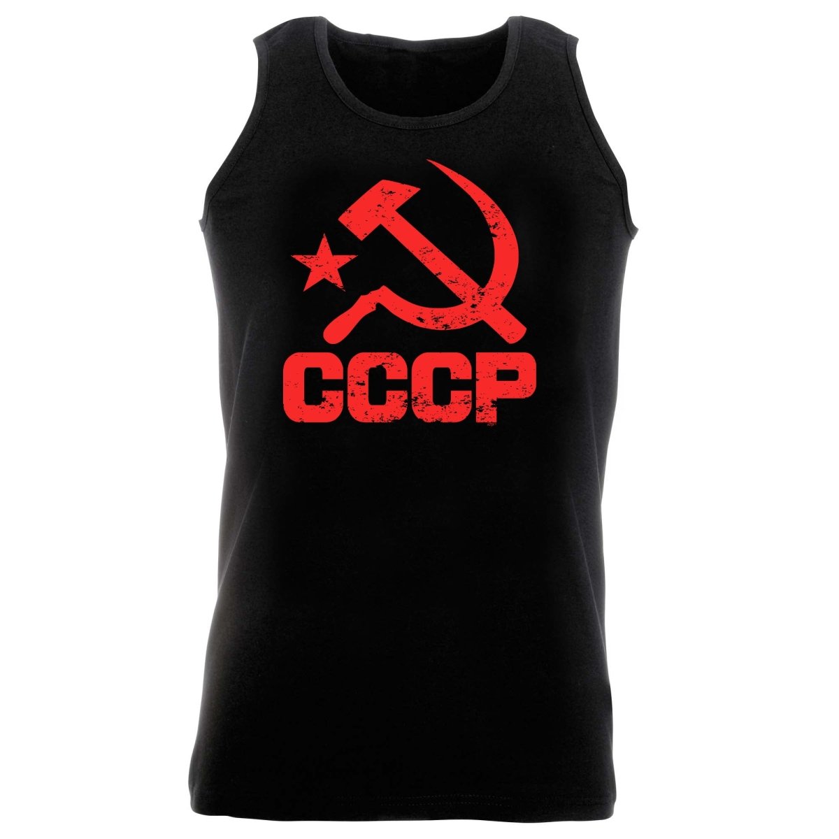 Cccp Red - Funny Novelty Vest Singlet Unisex Tank Top - 123t Australia | Funny T-Shirts Mugs Novelty Gifts