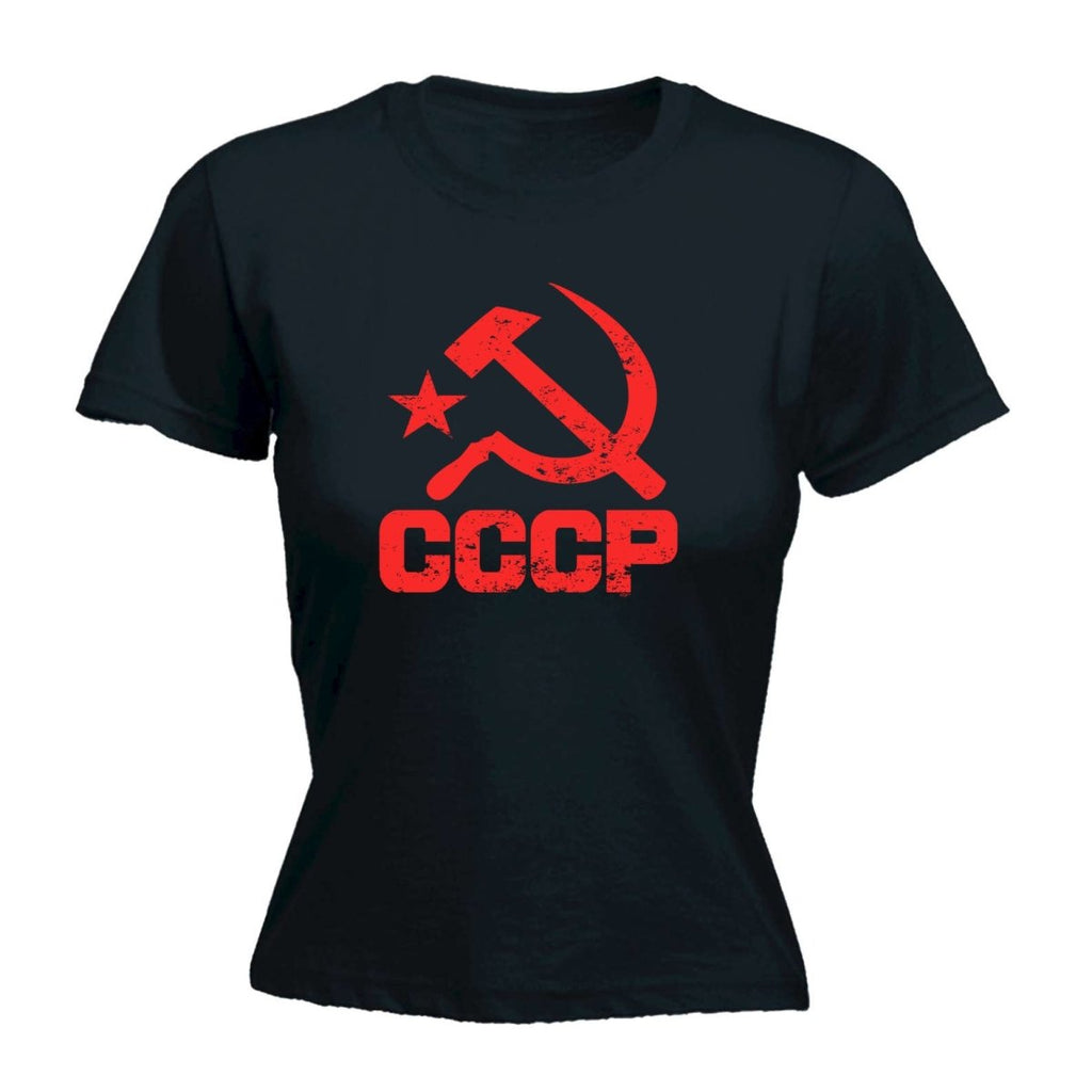 Cccp Red - Funny Novelty Womens T-Shirt T Shirt Tshirt - 123t Australia | Funny T-Shirts Mugs Novelty Gifts