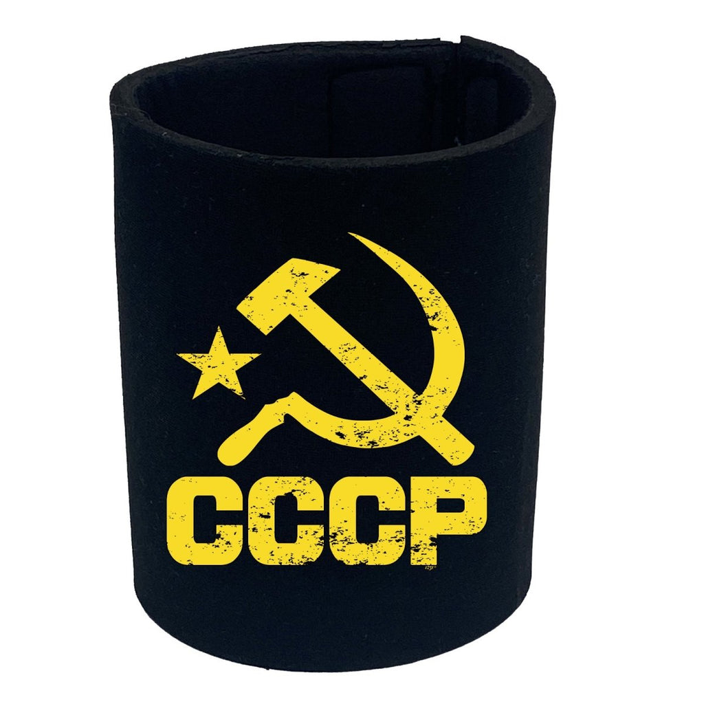 Cccp Yellow - Funny Novelty Stubby Holder - 123t Australia | Funny T-Shirts Mugs Novelty Gifts