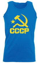 Cccp Yellow - Funny Novelty Vest Singlet Unisex Tank Top - 123t Australia | Funny T-Shirts Mugs Novelty Gifts