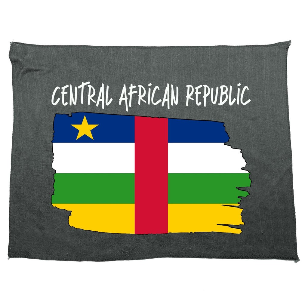 Central African Republic Country Flag Nationality - Gym Sports Towel - 123t Australia | Funny T-Shirts Mugs Novelty Gifts