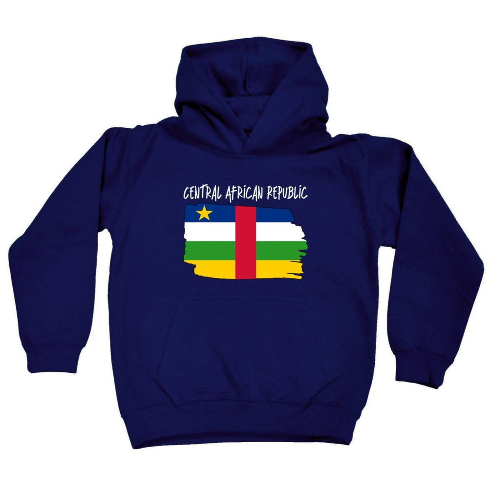 Central African Republic Country Flag Nationality - Kids Children Hoodie - 123t Australia | Funny T-Shirts Mugs Novelty Gifts