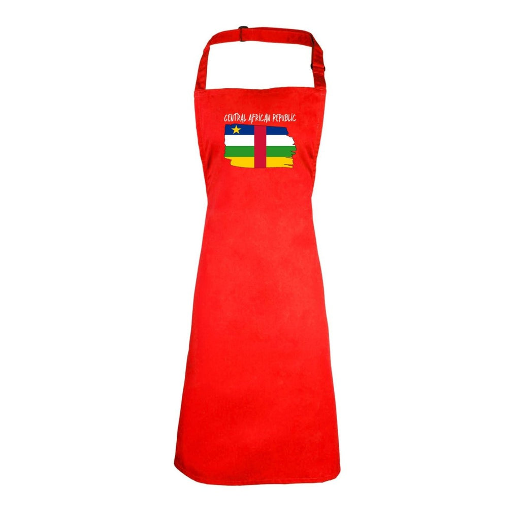 Central African Republic -Country Flag Nationality Kids Childrens Kitchen Apron - 123t Australia | Funny T-Shirts Mugs Novelty Gifts
