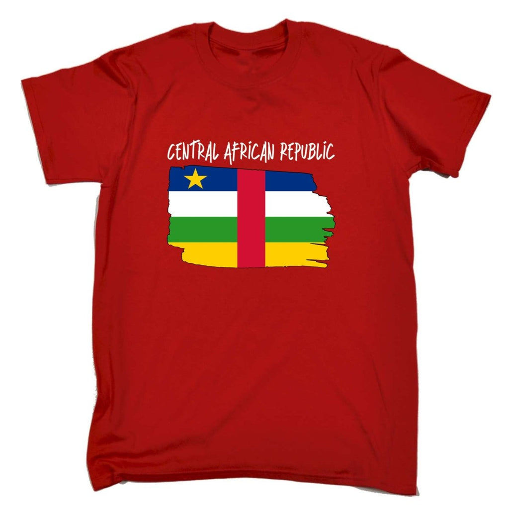 Central African Republic - Country Flag Nationality Mens T-Shirt T Shirt Tshirts - 123t Australia | Funny T-Shirts Mugs Novelty Gifts