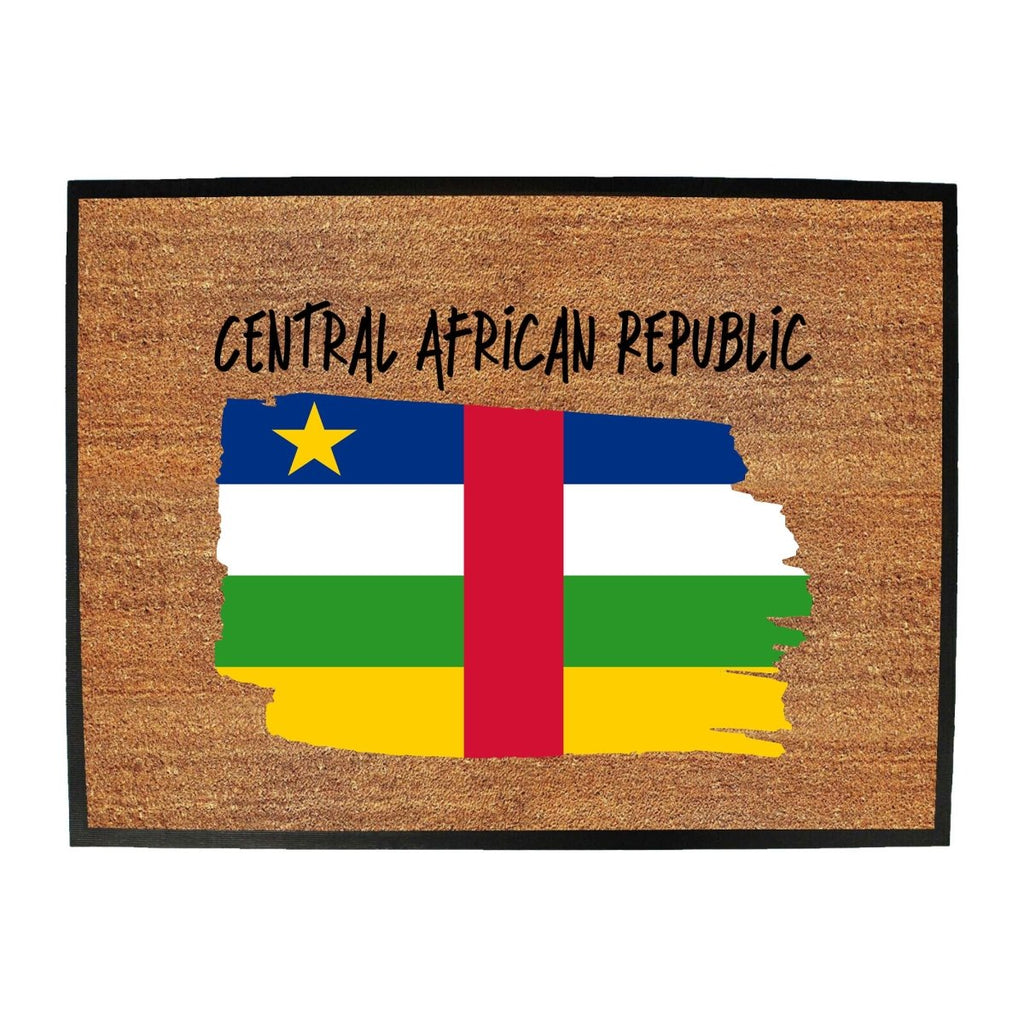 Central African Republic Country Flag Nationality - Novelty Doormat - 123t Australia | Funny T-Shirts Mugs Novelty Gifts