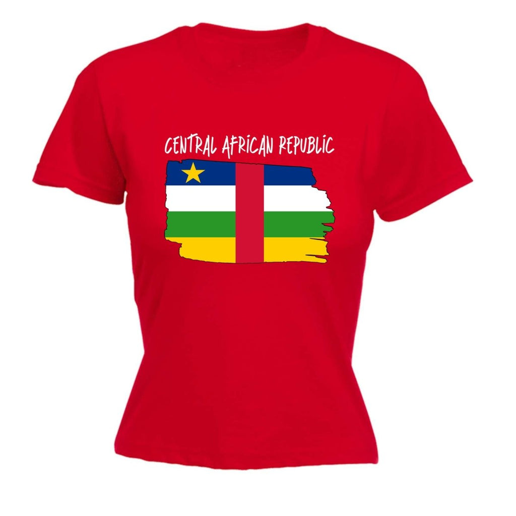 Central African Republic Country Flag Nationality - Womens T-Shirt T Shirt Tshirt - 123t Australia | Funny T-Shirts Mugs Novelty Gifts