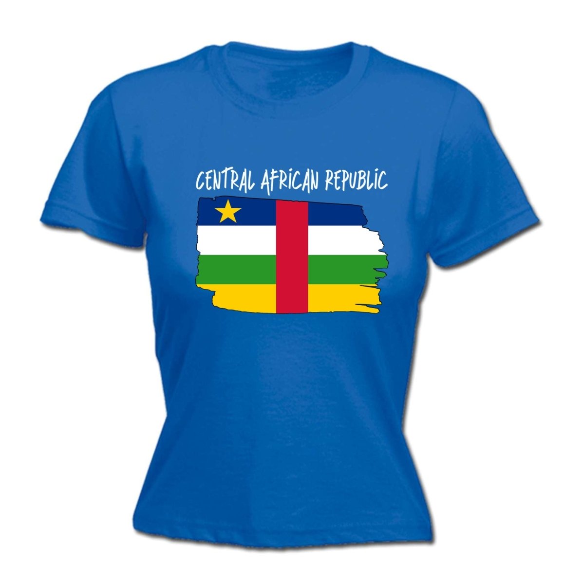 Central African Republic Country Flag Nationality - Womens T-Shirt T Shirt Tshirt - 123t Australia | Funny T-Shirts Mugs Novelty Gifts