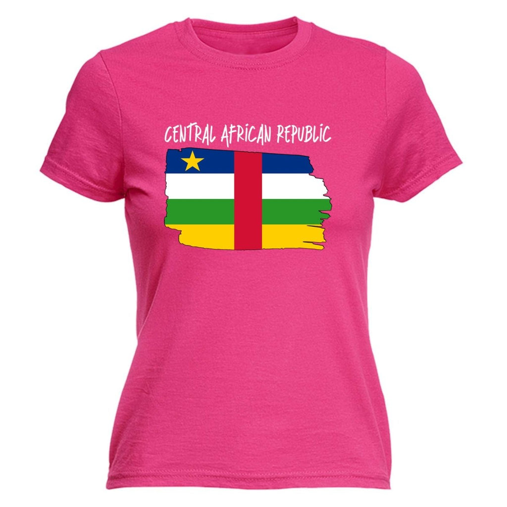 Central African Republic Country Flag Nationality - Womens T-Shirt T Shirt Tshirt - 123t Australia | Funny T-Shirts Mugs Novelty Gifts