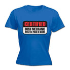 Certified Bush Mechanic - Funny Womens T-Shirt Tshirt - 123t Australia | Funny T-Shirts Mugs Novelty Gifts