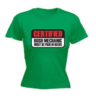 Certified Bush Mechanic - Funny Womens T-Shirt Tshirt - 123t Australia | Funny T-Shirts Mugs Novelty Gifts