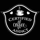 Certified Coffee Addict - Mens Funny T-Shirt Tshirts - 123t Australia | Funny T-Shirts Mugs Novelty Gifts