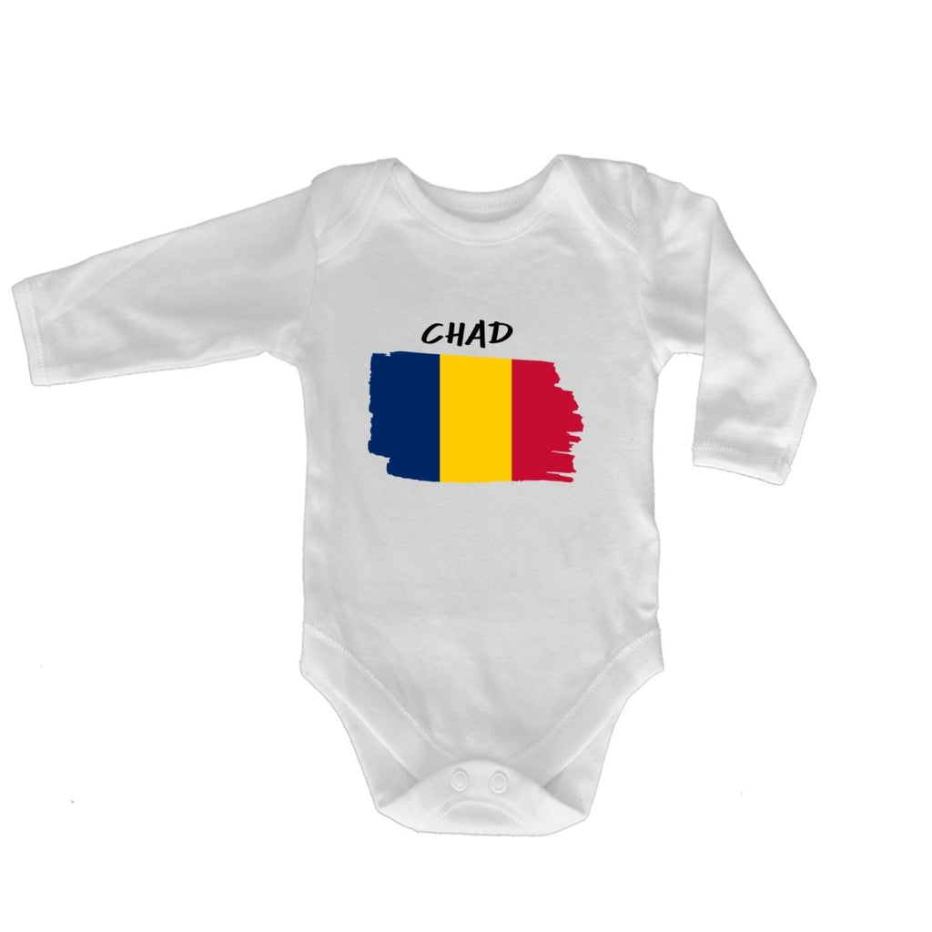 Chad Country Flag Nationality - Babygrow Baby - 123t Australia | Funny T-Shirts Mugs Novelty Gifts