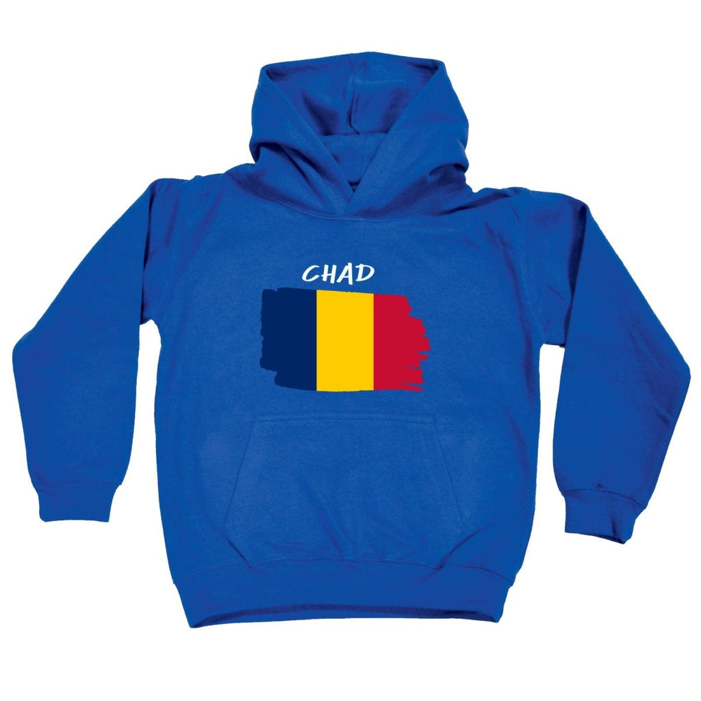 Chad Country Flag Nationality - Kids Children Hoodie - 123t Australia | Funny T-Shirts Mugs Novelty Gifts